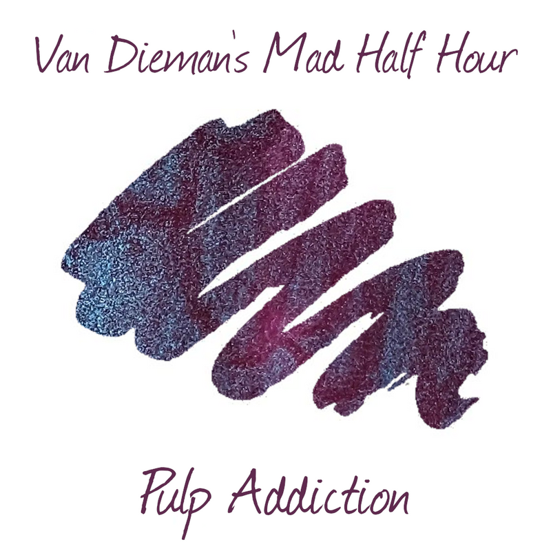 Van Dieman's Fountain Pen Ink Feline - Shimmering Mad Half Hour 40ml