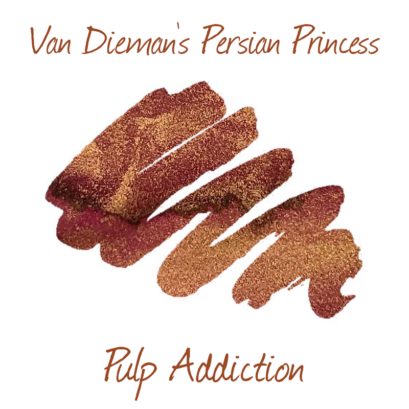 Van Dieman's Feline - Persian Princess Shimmering Fountain Pen Ink 30ml