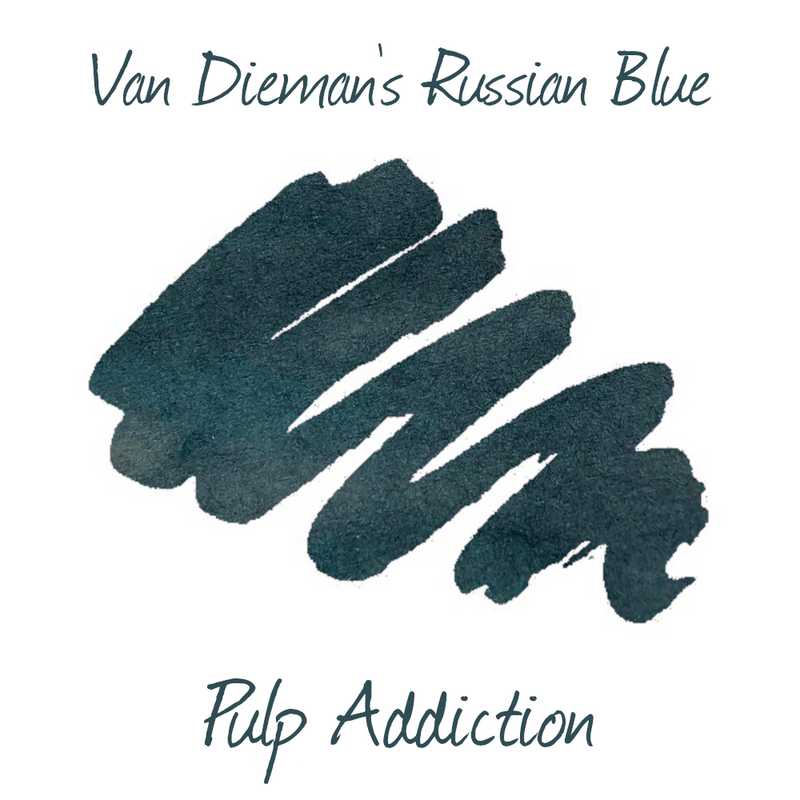 Van Dieman's Feline - Russian Blue Fountain Pen Ink 30ml