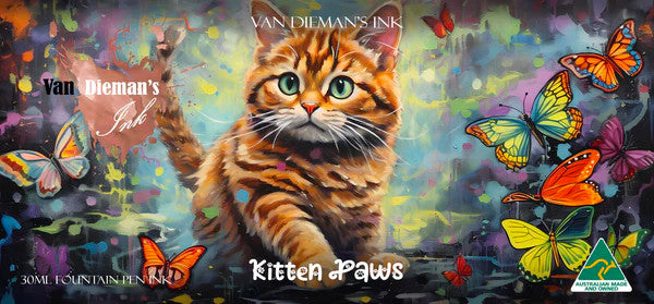 Van Dieman's Feline - Kitten Paws Fountain Pen Ink 30ml