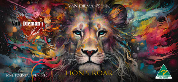 Van Dieman's Feline - Lion's Roar Shimmering Fountain Pen Ink 30ml