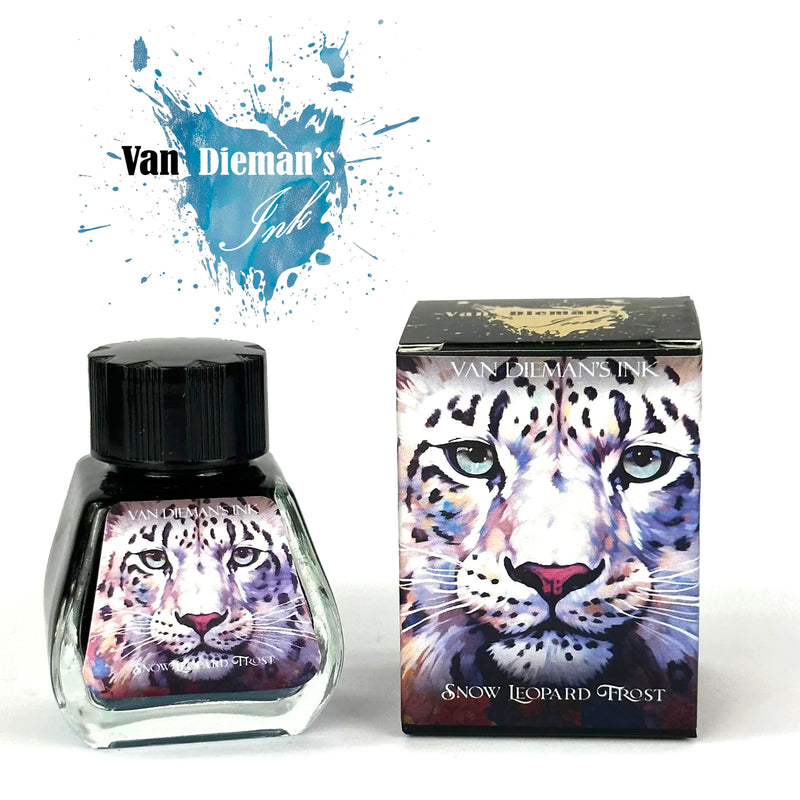Van Dieman's Feline - Snow Leopard Frost Shimmering Fountain Pen Ink 30ml