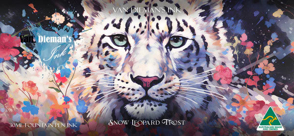 Van Dieman's Feline - Snow Leopard Frost Shimmering Fountain Pen Ink 30ml