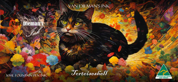Van Dieman's Feline - Tortoiseshell Shimmering Fountain Pen Ink 30ml