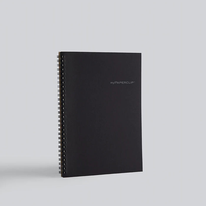 myPAPERCLIP Wiro Series Hardcover B5 Notebook - Black