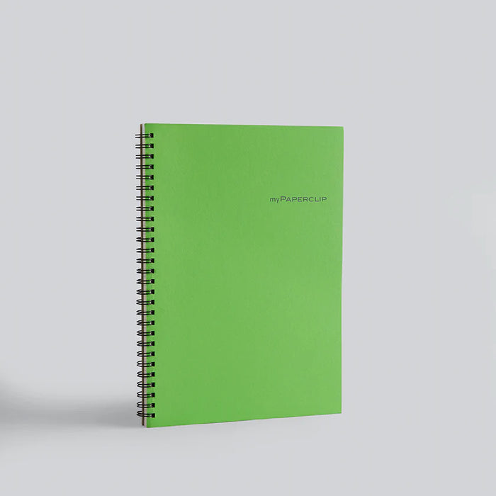 myPAPERCLIP Wiro Series Hardcover B5 Notebook - Green