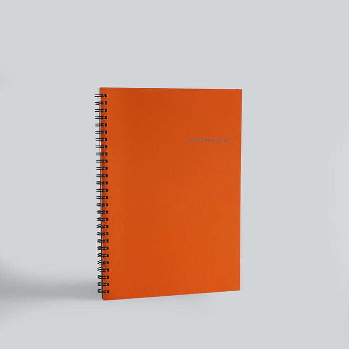 myPAPERCLIP Wiro Series Hardcover B5 Notebook - Orange