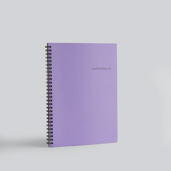 myPAPERCLIP Wiro Series Hardcover B5 Notebook - Purple