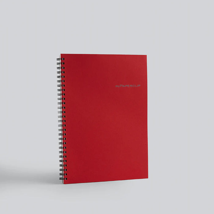 myPAPERCLIP Wiro Series Hardcover B5 Notebook - Red