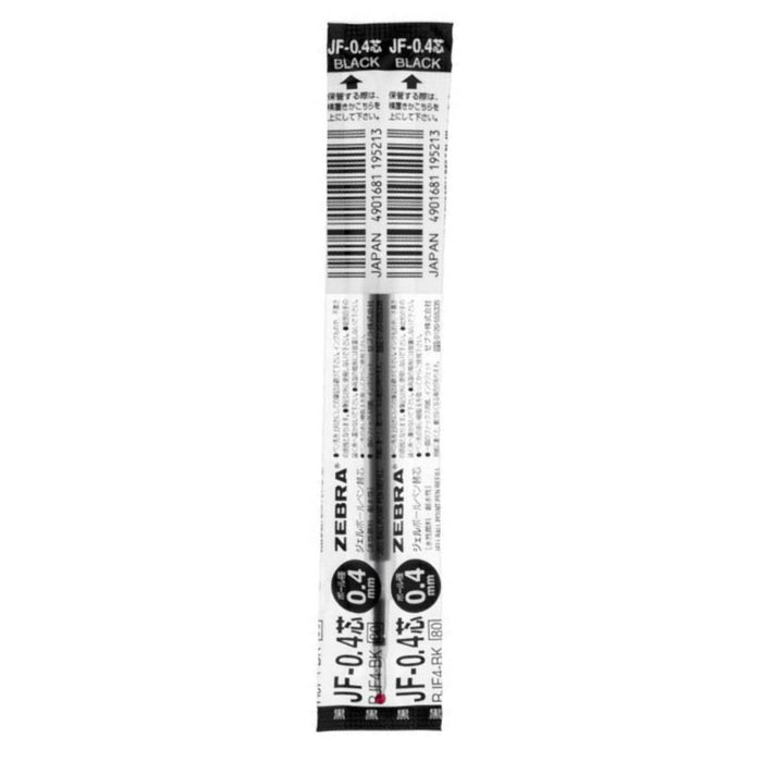 Zebra RJF4-BK Sarasa Gel Pen Refill – Black, 0.4mm