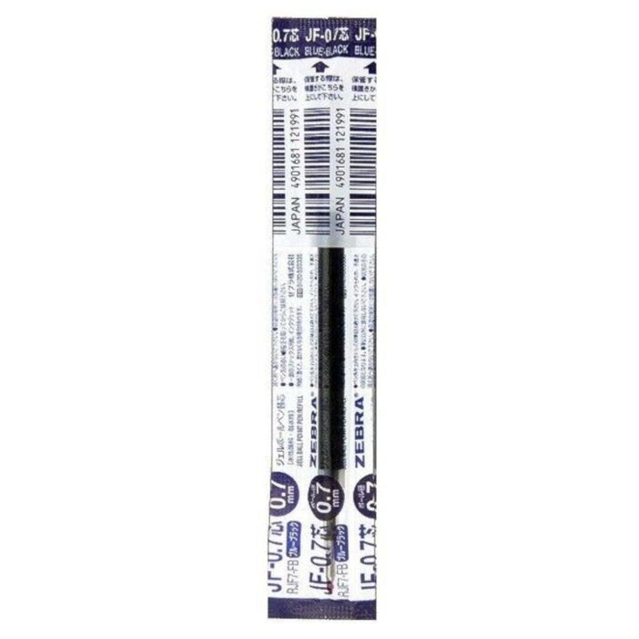 Zebra RJF7-FB Sarasa Gel Pen Refill – Blue Black, 0.7mm