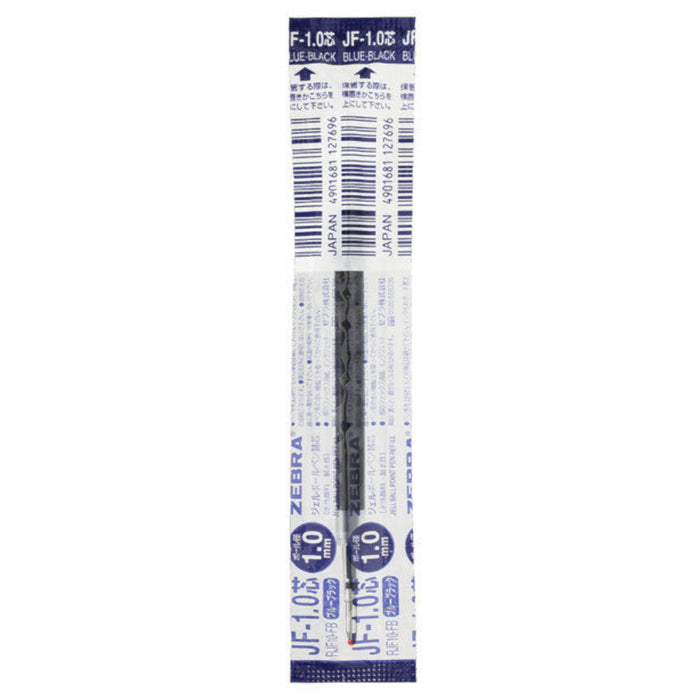 Zebra RJF10-FB Sarasa Gel Pen Refill – Blue Black, 1.0mm