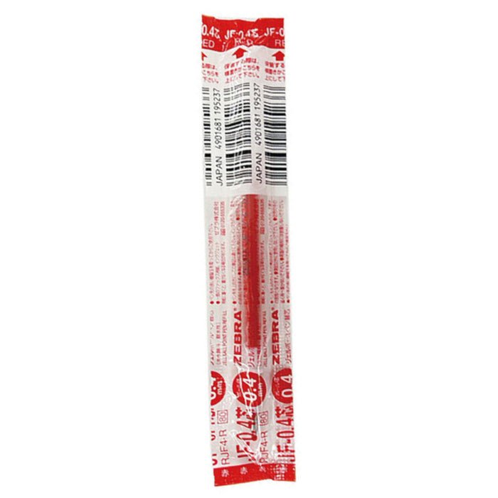 Zebra RJF4-R Sarasa Gel Pen Refill – Red, 0.4mm