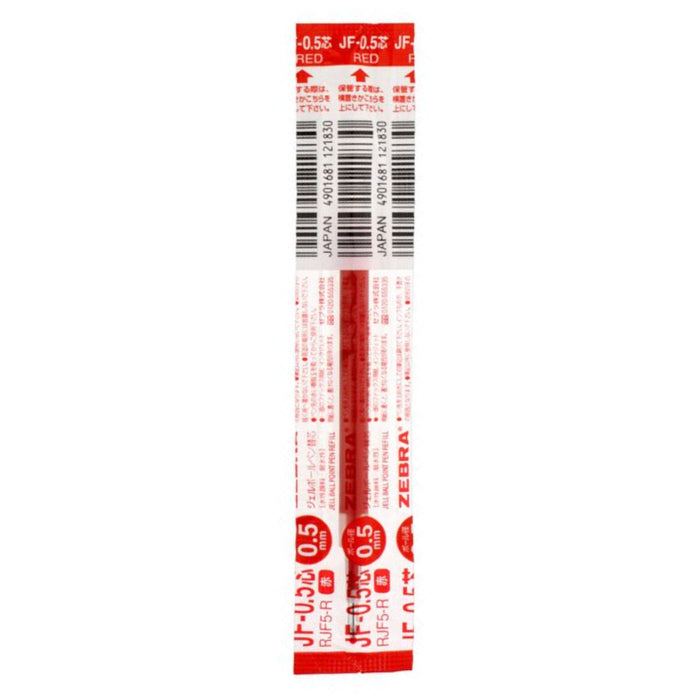 Zebra RJF5-R Sarasa Gel Pen Refill – Red, 0.5mm