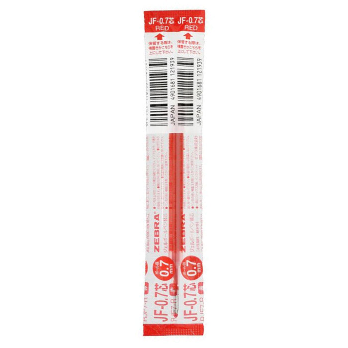 Zebra RJF7-R Sarasa Gel Pen Refill – Red, 0.7mm