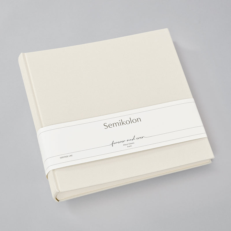 Semikolon Photo Album Classic Event, Chamois, Wedding Edition