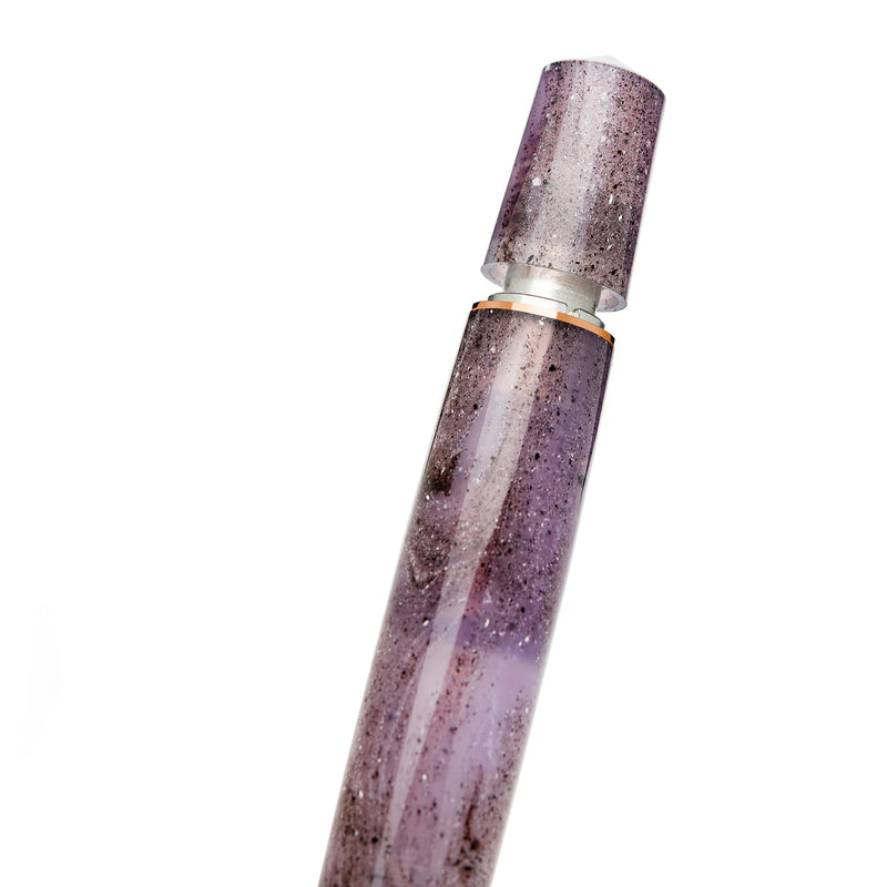 Leonardo Officina Italiana Momento Magico Fountain Pen - Amethyst, Rose Gold Trim