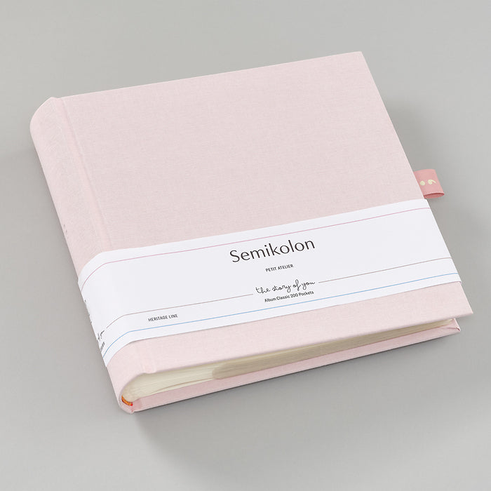 Semikolon Photo Album Classic, 200 Pockets, Petit Atelier, Cotton Candy