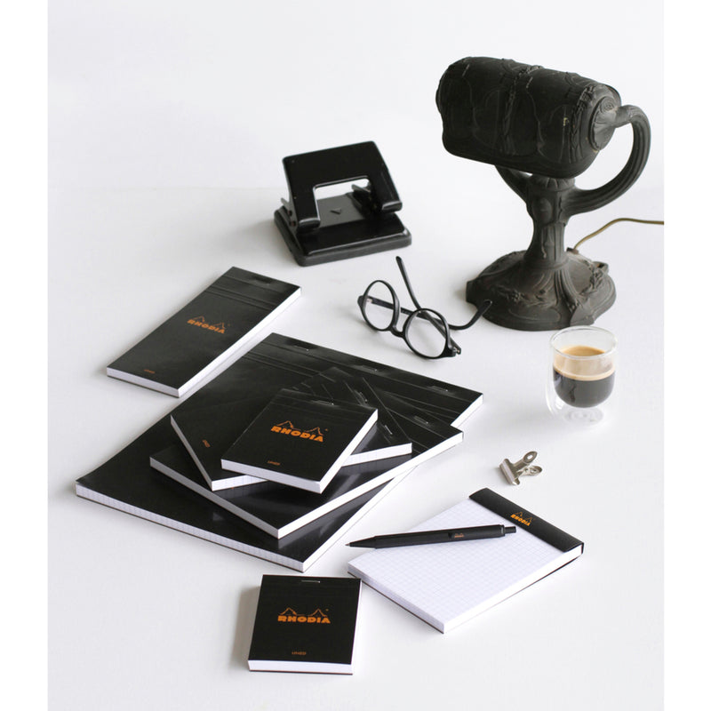 Rhodia No. 19 (A4+) Notepad - Black, Lined