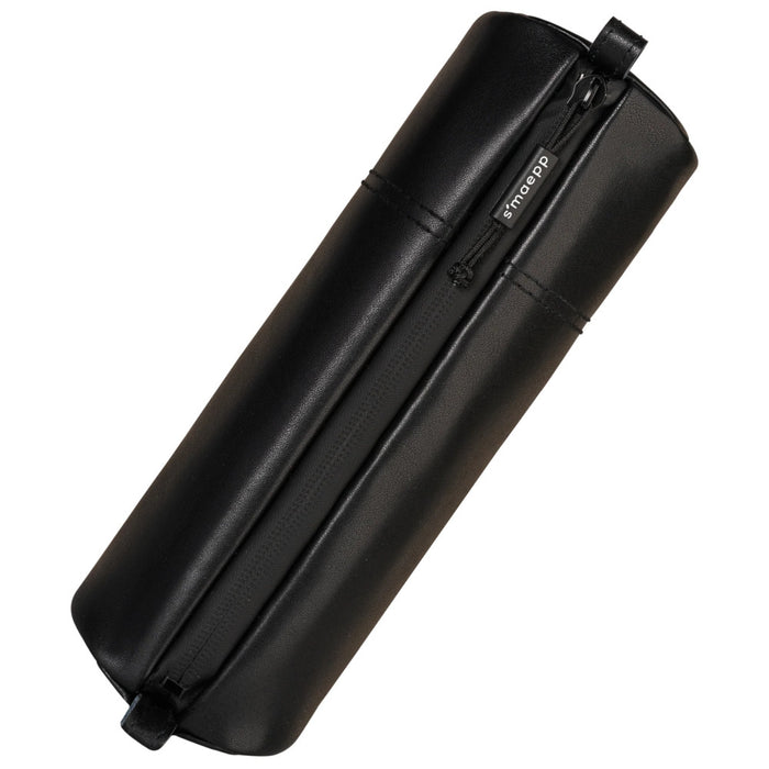 Brunnen S'maepp Leather Soft Pencil Case - Black Large