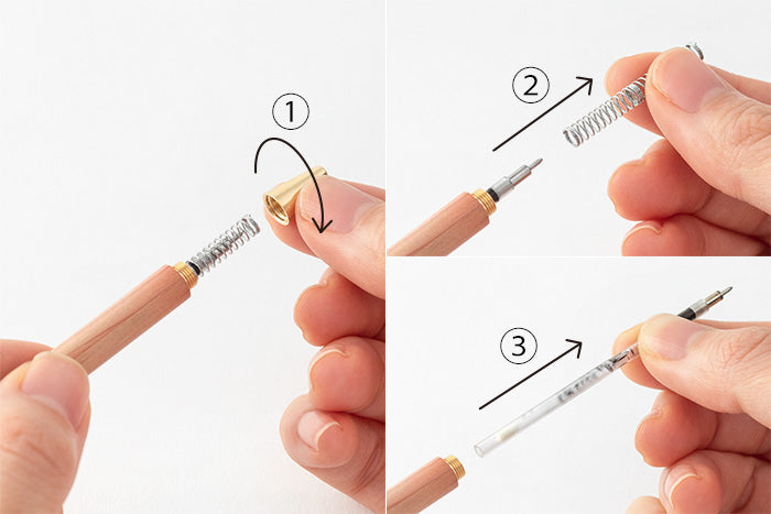TRAVELER'S Ballpoint Pen Refill - Black