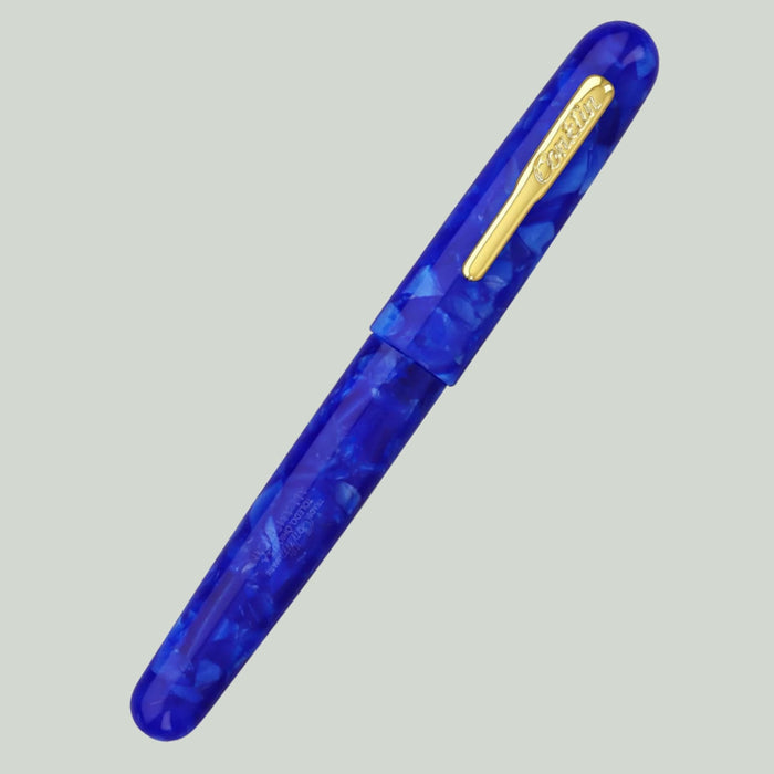 Conklin All American Fountain Pen - Lapis Blue Extra Fine