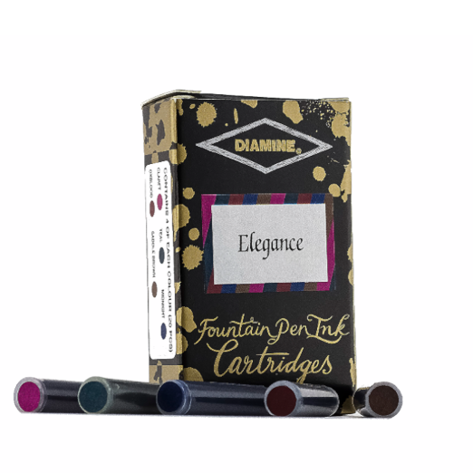 Diamine Ink Cartridges Set- Elegance (20 Pack)