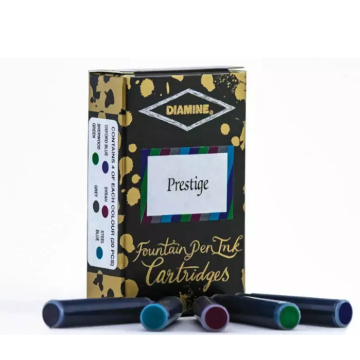 Diamine Ink Cartridges Set- Prestige (20 Pack)