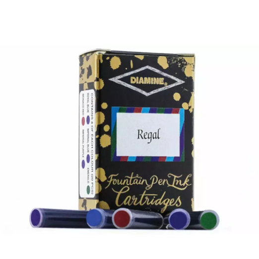 Diamine Ink Cartridges Set- Regal (20 Pack)