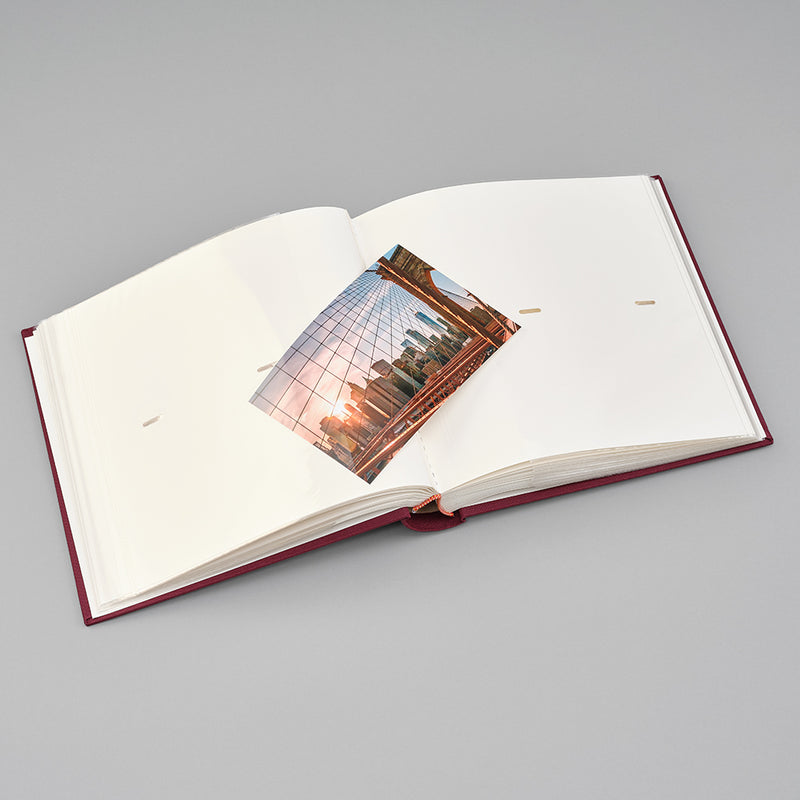 Semikolon Photo Album Classic, 200 Pockets, Burgundy