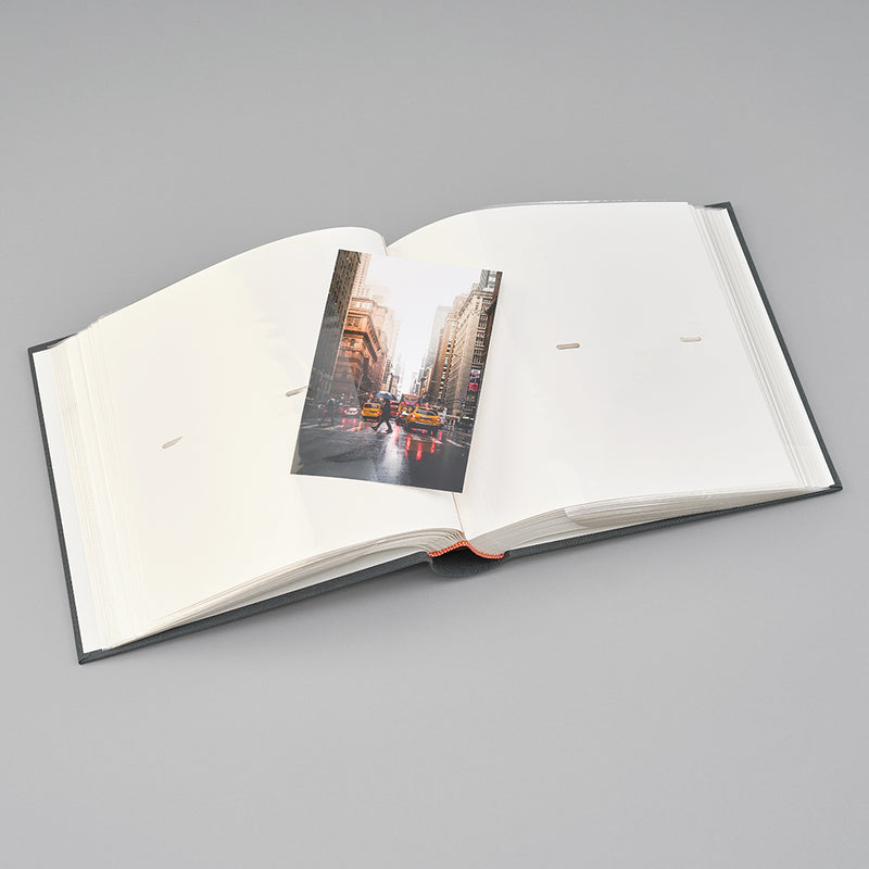 Semikolon Photo Album Classic, 200 Pockets, Lava Stone