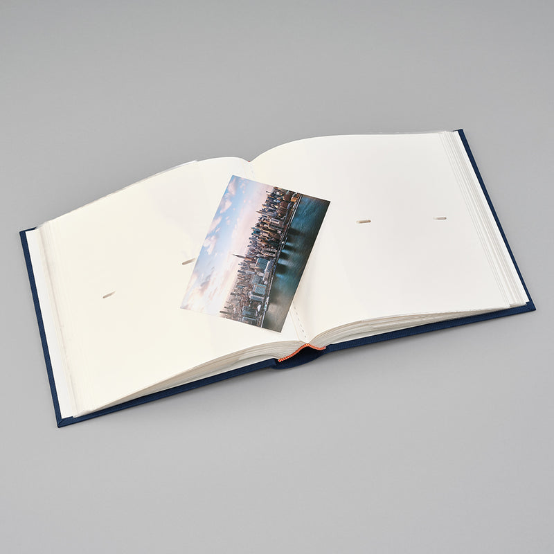 Semikolon Photo Album Classic, 200 Pockets, Marine
