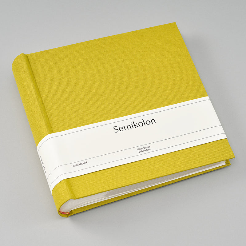 Semikolon Photo Album Classic, 200 Pockets, Matcha