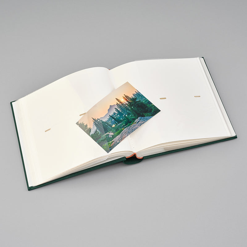Semikolon Photo Album Classic, 200 Pockets, Forest