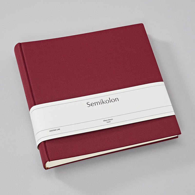 Semikolon Photo Album Classic Event, Burgundy