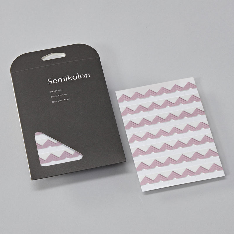 Semikolon Photo Corners – Cotton Candy