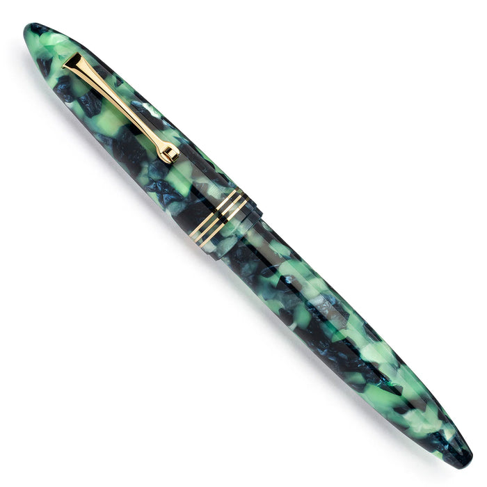 Leonardo Officina Italiana Furore Fountain Pen - Fiordo di Furore, Gold Trim