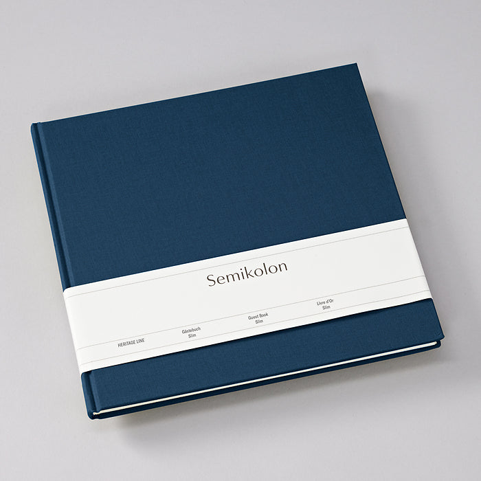 Semikolon Guest Book Slim, Marine