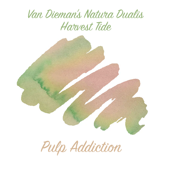 Van Dieman's Professional - Natura Dualis Harvest Tide Dual Tone Fountain Pen Ink - 2ml Ink Sample
