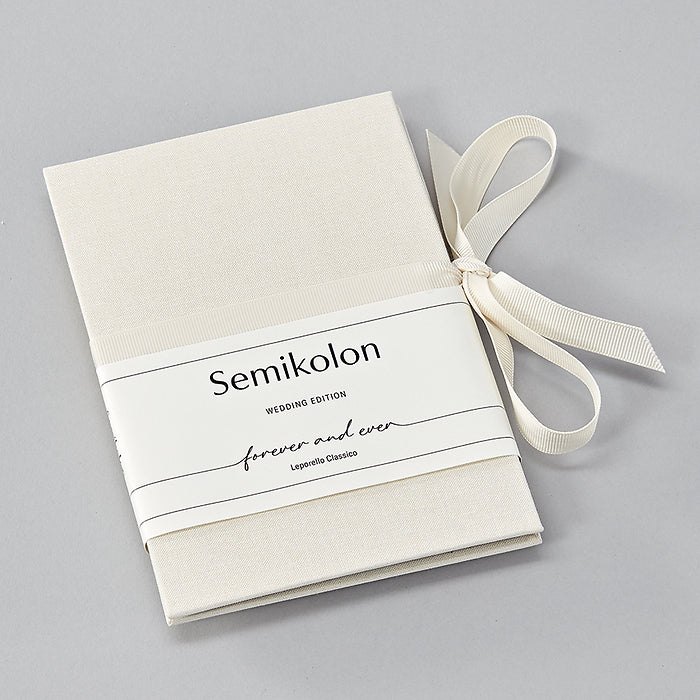 Semikolon Leporello Classico, Chamois, Wedding Edition