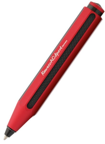 Kaweco AC Sport Carbon Ballpoint Pen - Red