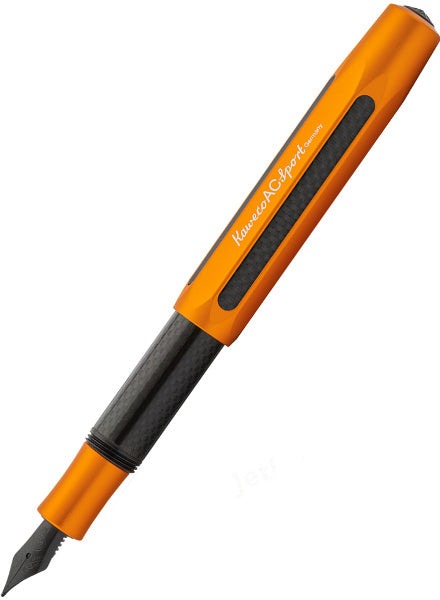 Kaweco AC Sport Carbon Fountain Pen - Orange
