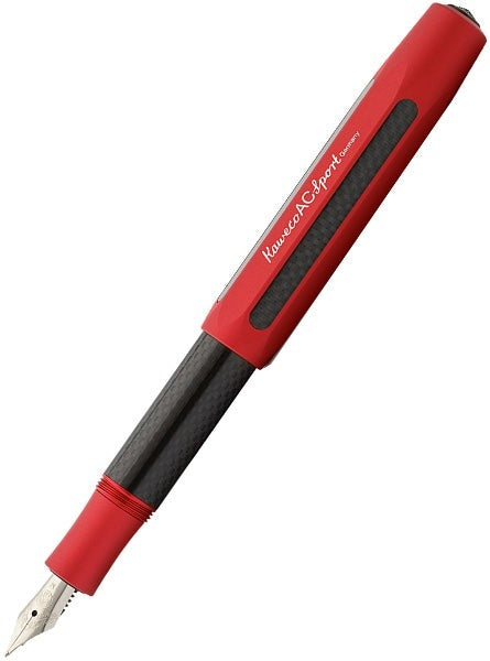 Kaweco AC Sport Carbon Fountain Pen - Red