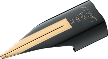 Lamy Z57 Gold Fountain Pen Nib, Black