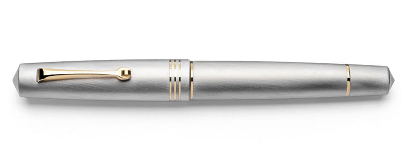 Leonardo Officina Italiana Momento Zero Fountain Pen - Aluminia, Gold Trim, Limited Edition