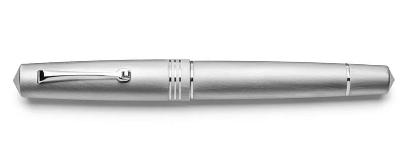 Leonardo Officina Italiana Momento Zero Fountain Pen - Aluminia, Silver Trim, Limited Edition
