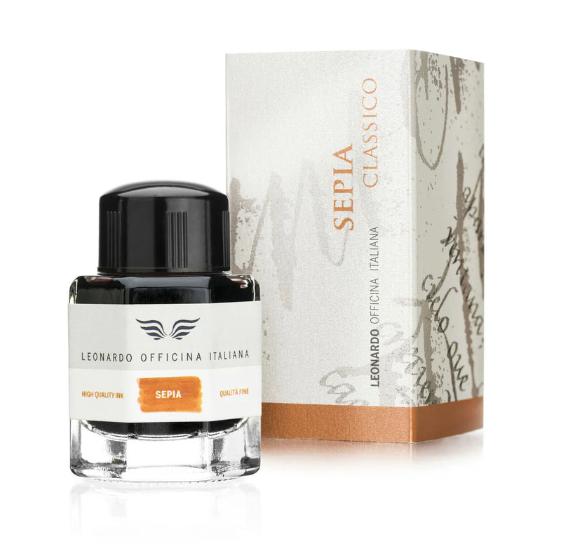 Leonardo Officina Italiana Fountain Pen Ink - Sepia 40ml