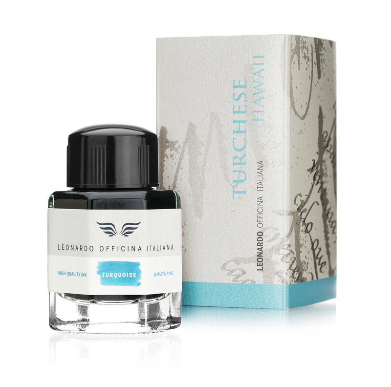 Leonardo Officina Italiana Fountain Pen Ink - Turchese Turquoise 40ml