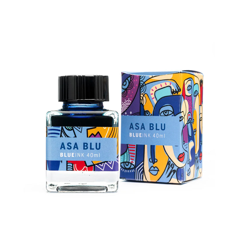 Leonardo Officina Italiana Fountain Pen Ink - Blue 40ml