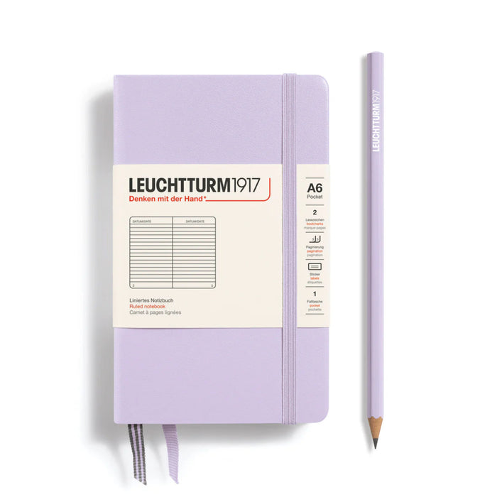 Leuchtturm1917 Notebook Pocket (A6), Ruled - Lilac
